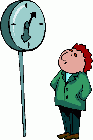 Looking At Time Clipart   Looking At Time Clip Art