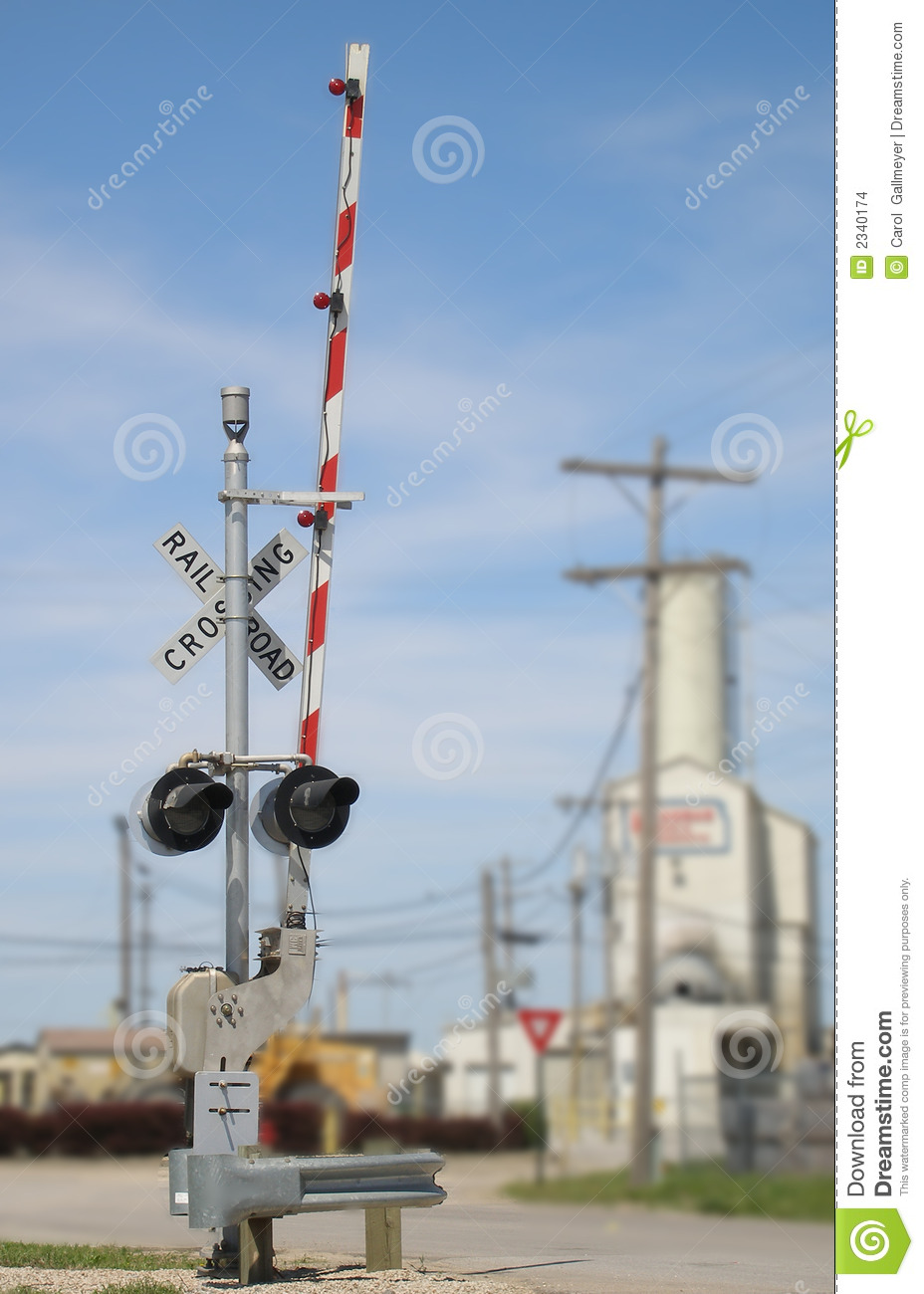 Railroad Crossing Signal Stock Images   Image  2340174