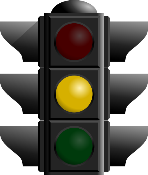 Traffic Light  Yellow Clip Art At Clker Com   Vector Clip Art Online