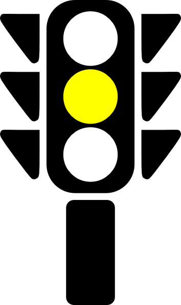 Traffic Semaphore Yellow Light Clip Art At Clker Com   Vector Clip Art