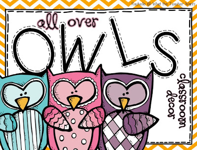 All Over Owls  Classroom Decor