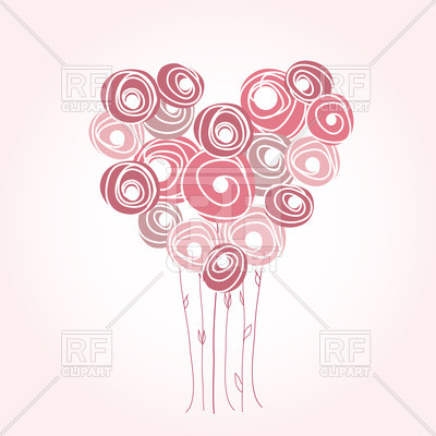     Bouquet Of Roses 23186 Download Royalty Free Vector Clipart  Eps