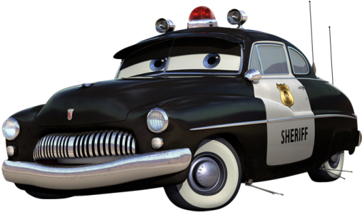 Disney Pixar Cars Cartoon Characters  Sheriff  Wallpaper