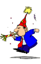 Goofy Party Guy New Year 2010   2011 Gif   Free Clipart Funny New Year
