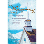 Homecoming White Church  Philippians 1 9  Bulletins 100