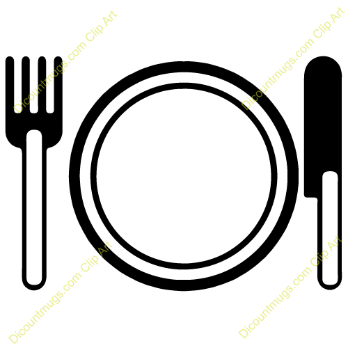 Plate Knife And Fork Plate Knife And Fork Vector Sketch Dinner Plate