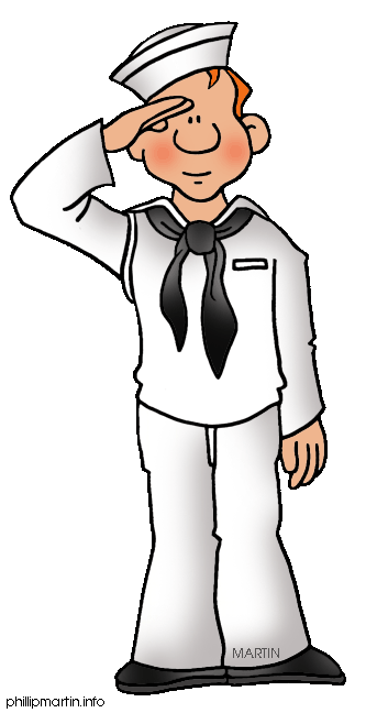 Sailor Clipart Occupations Navy Gif