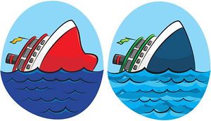 Sinking Ship Clipart And Illustrations