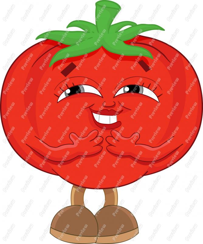 Tomato Clip Art   Clip Art Of Tomato Cartoon