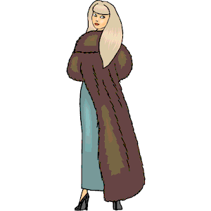 Woman In Fur Coat Clipart Cliparts Of Woman In Fur Coat Free Download
