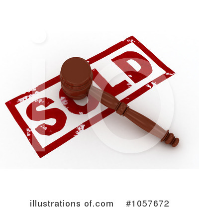 Auction Gavel Illustration Clipart