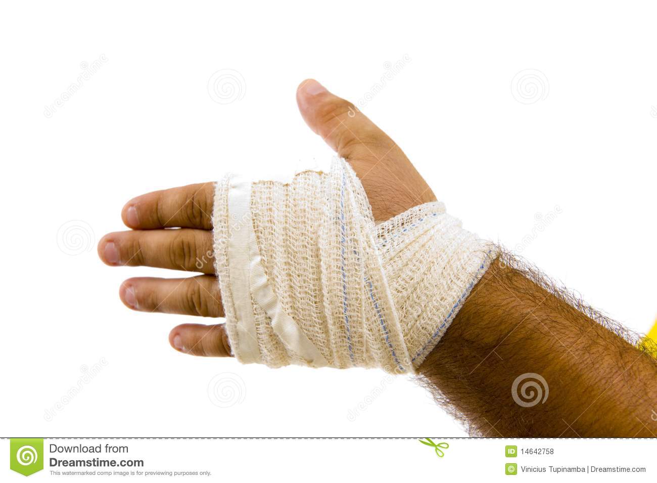 Bandaged Hand Royalty Free Stock Photos   Image  14642758