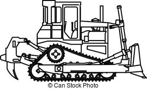 Bulldozer Illustrations And Clipart