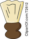 Clipart Illustration Of An Old Fashioned Shaving Brush By Pams Clipart