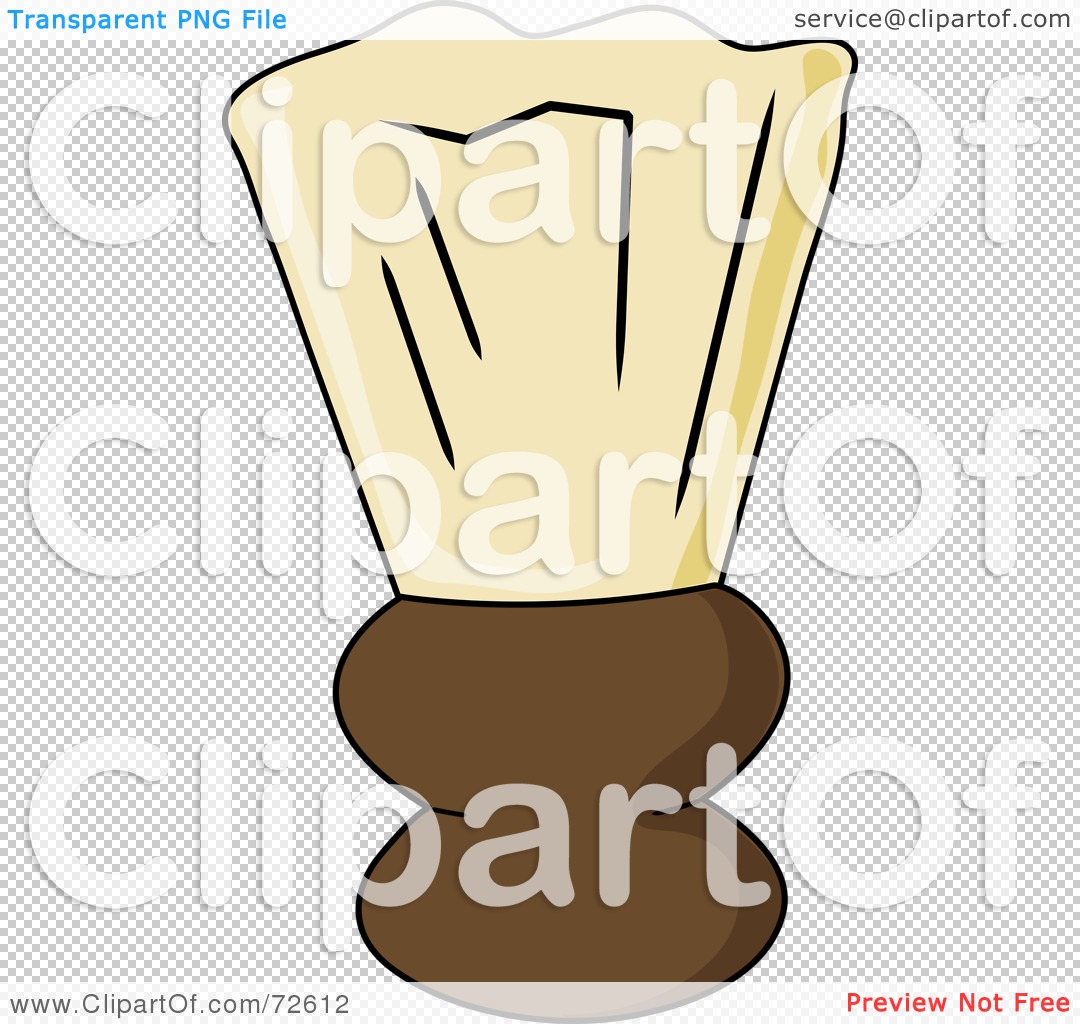 Clipart Illustration Of An Old Fashioned Shaving Brush By Pams Clipart