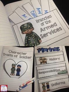     Foldables For A Veterans Day Or Memorial Day Interactive Notebook
