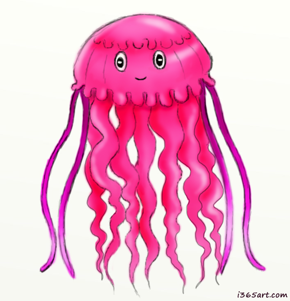 Jellyfish 987x1024 Day  212 Pink Jellyfish