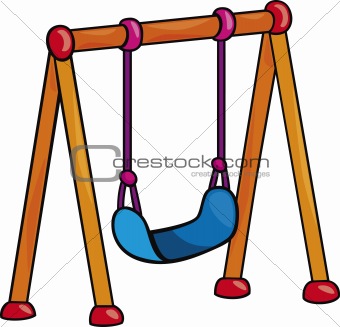 Kids On Swings Clipart   Free Clip Art Images