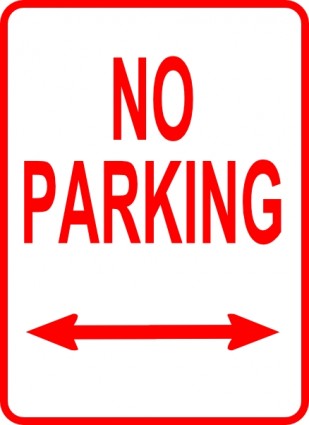 No Parking Sign Clip Art Free Vector In Open Office Drawing Svg    Svg