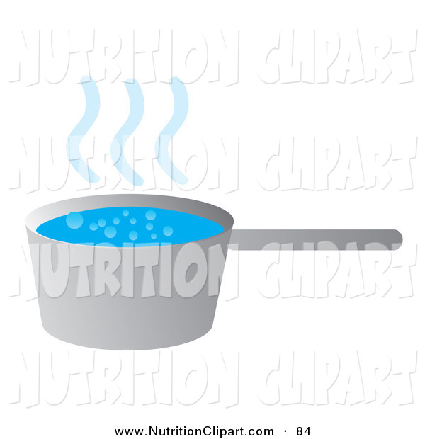 Nutrition Clip Art Of Hot Water Boiling In A Saucepan By Rasmussen