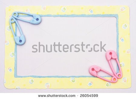 Pink Baby Diaper Clipart Pink And Blue Diaper Pins