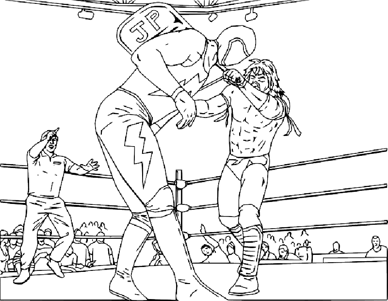 Wrestling Referee Boxing Ring Fight Fighters   Public Domain
