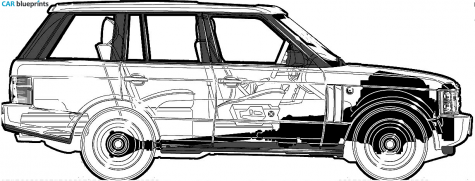 2003 Land Rover Range Rover Hse Suv Blueprint