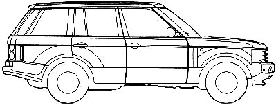 2005 Land Rover Range Rover Suv Blueprint
