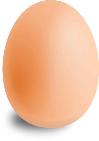Brown Egg Clip Art At Clker Com   Vector Clip Art Online Royalty Free    