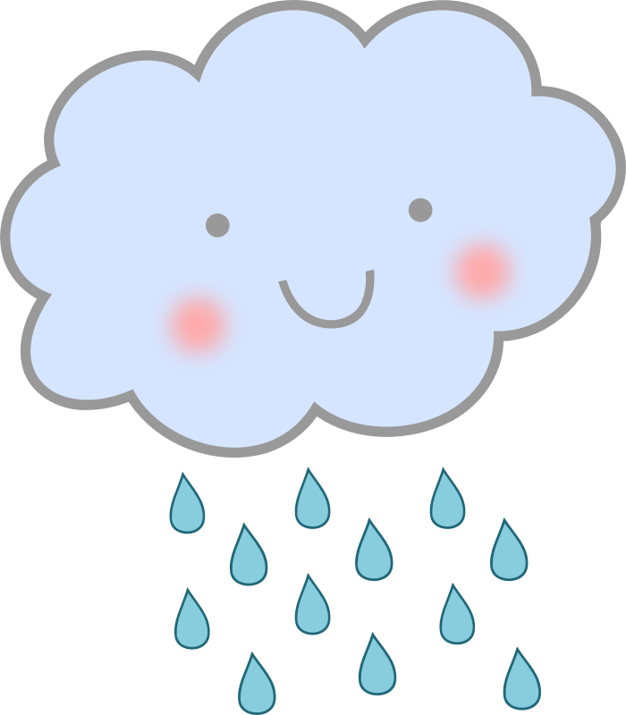 Cute Rain Cloud By Uroesch   Cute Rain Cloud