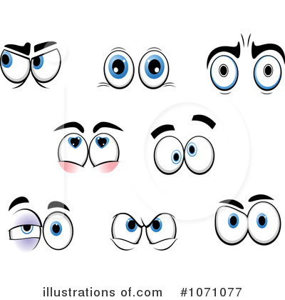 Eyes Clipart  1071077   Illustration By Seamartini Graphics