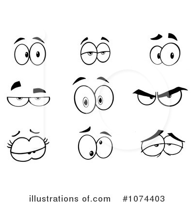 Eyes Clipart  1074403 By Hit Toon   Royalty Free  Rf  Stock    