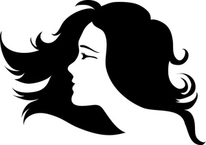 Hair Clipart Black And White   Clipart Panda   Free Clipart Images