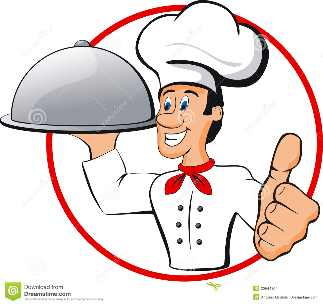 Happy Chef Stock Images   Image  30944304