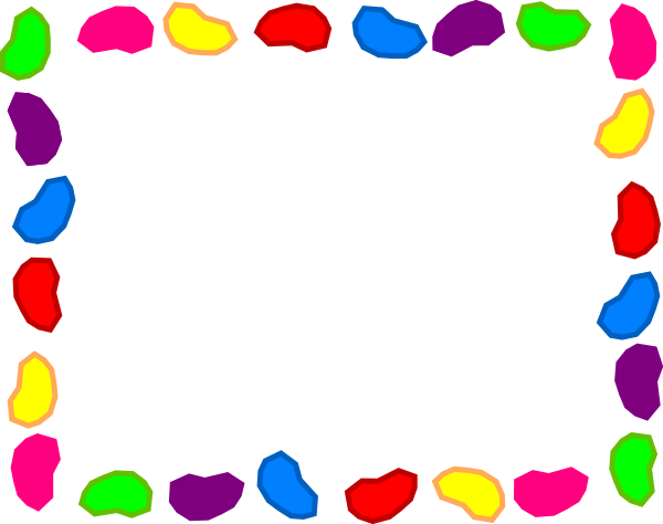 Jelly Bean Background Rainbow Clip Art At Clker Com   Vector Clip Art    