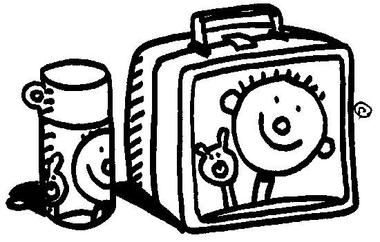 Lunch Box And Thermos   Clip Art Gallery