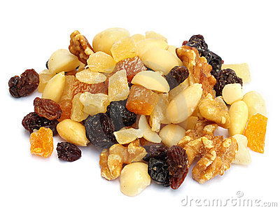 Mixed Dried Fruit And Nuts Royalty Free Stock Photo   Image  9955095