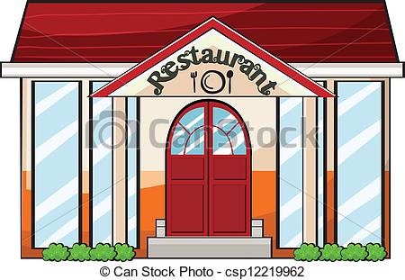 Of A Restaurant On A White    Csp12219962   Search Clipart