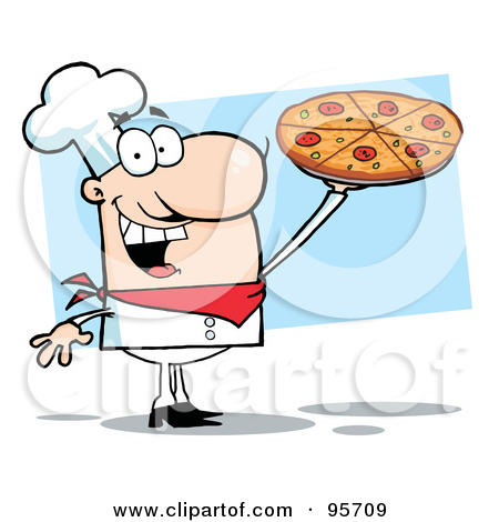 Royalty Free  Rf  Clipart Illustration Of A Happy Caucasian Chef