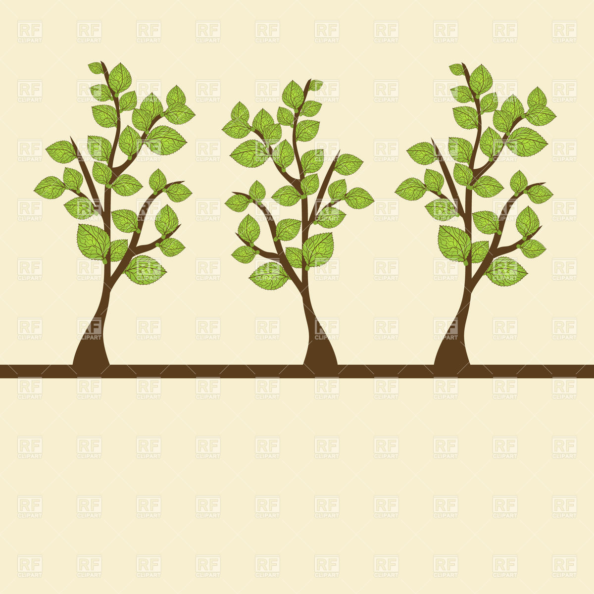 Small Tree Download Royalty Free Vector Clipart  Eps 