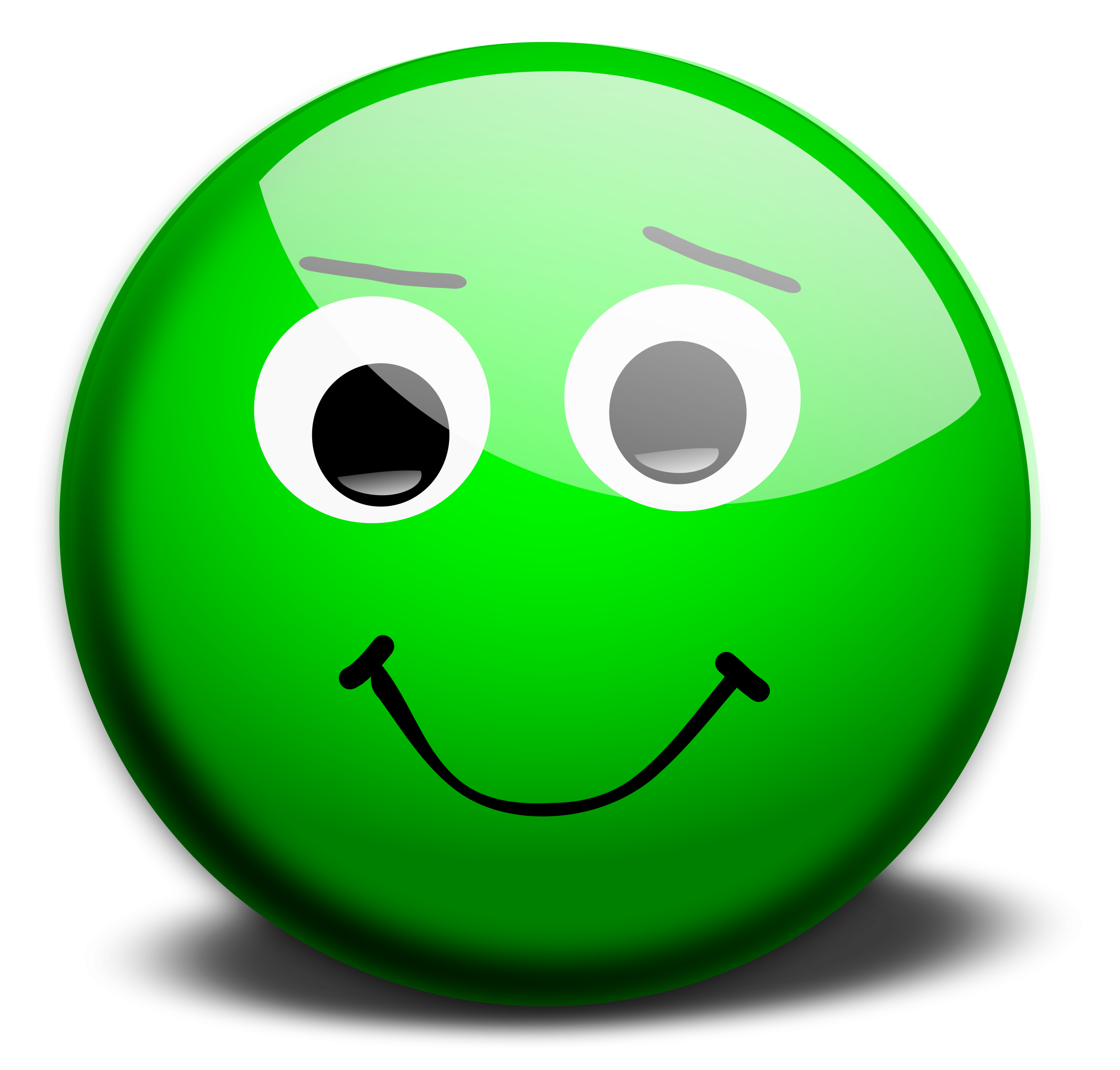 There Is 34 Green Face Okay Free Cliparts All Used For Free