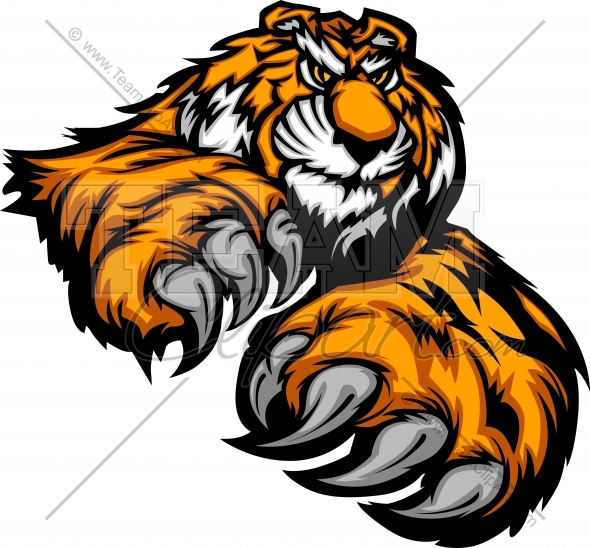 Tiger Claw Logo Tiger Paw Logo With Claws