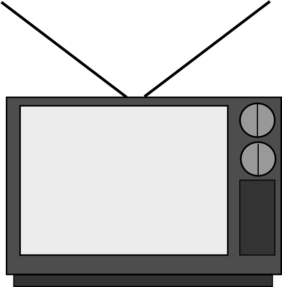 Tv Screen Clipart Black And White   Clipart Panda   Free Clipart    