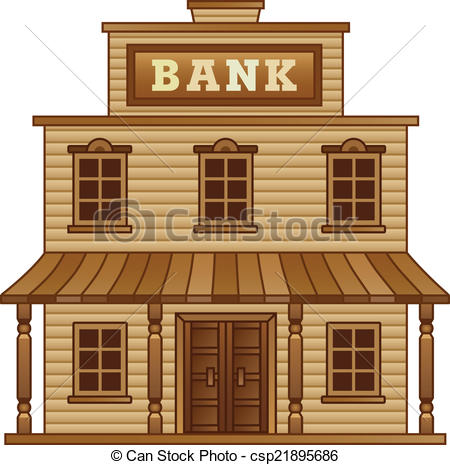 Vector Of Wild West Bank Building For Game Level Csp21895686   Search