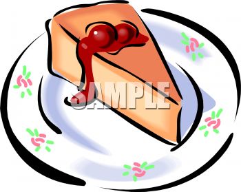 0511 1006 1103 1117 Slice Of Cherry Cheesecake Clipart Image Jpg
