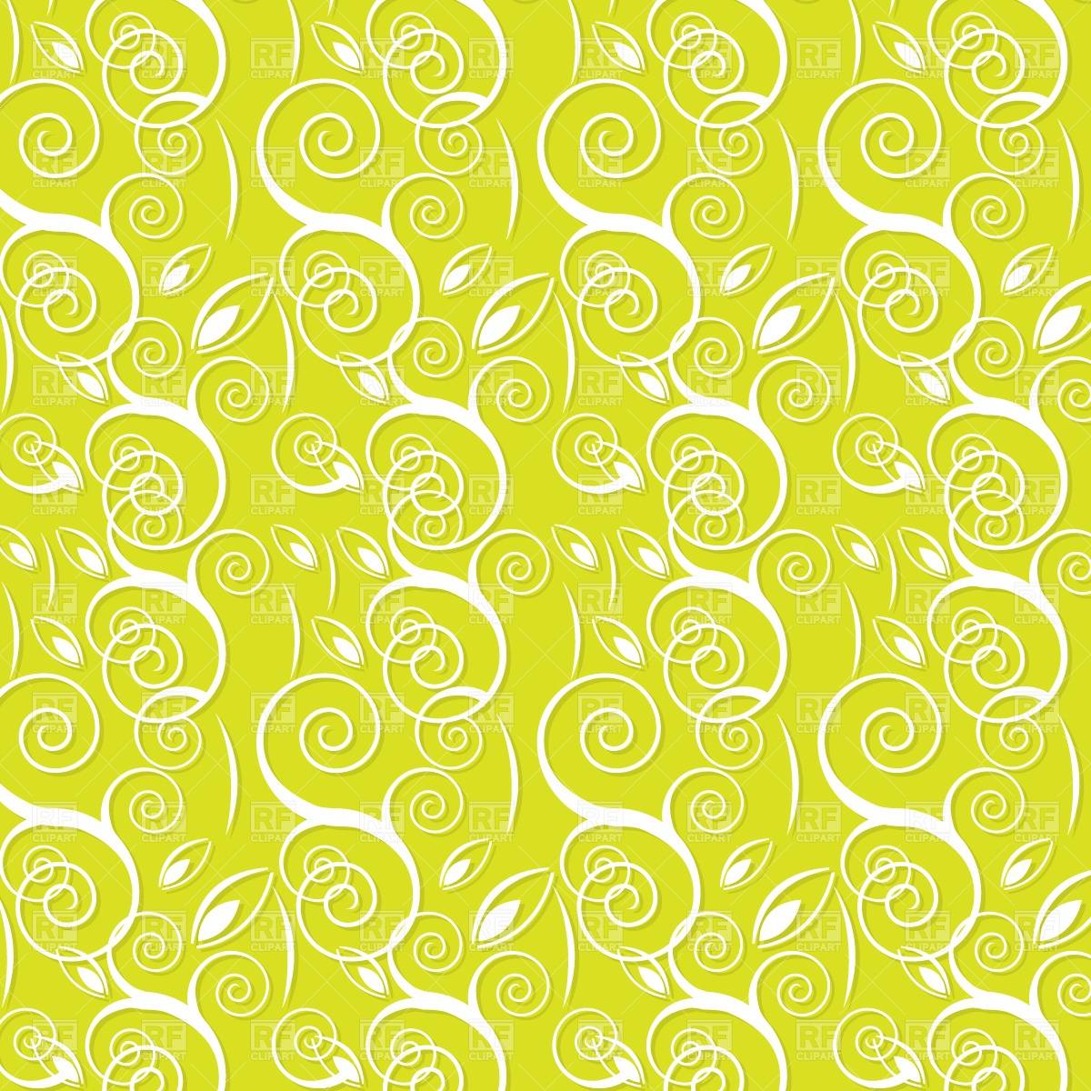 Abstract Background With Floral Pattern Download Free Vector Clipart