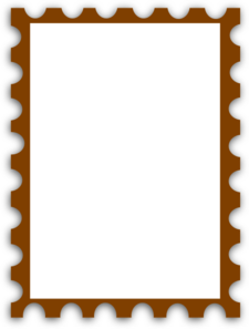 Blank Postage Stamp Clip Art At Clker Com   Vector Clip Art Online