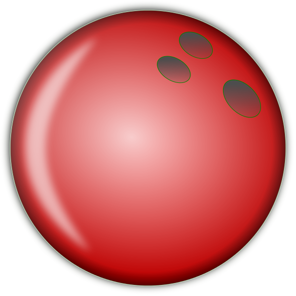 Bowling Ball Large Red    Recreation Sports Bowling Bowling Ball Large