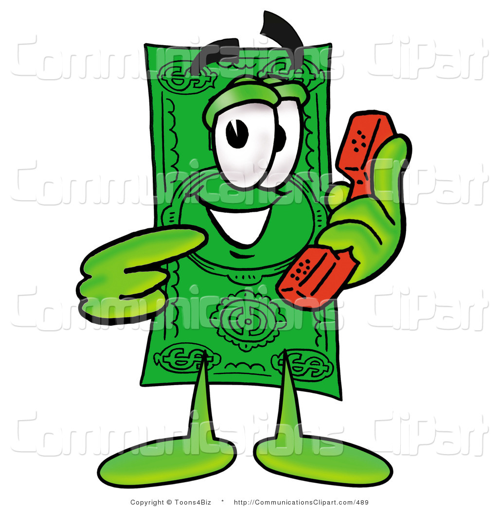 Cartoon Dollar Bill This Dollar Bill Stock