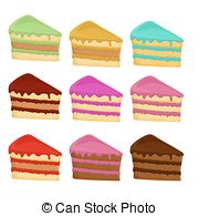 Cherry Cheesecake Vector Clipart And Illustrations